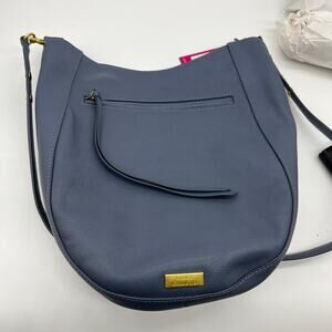 Vince Camuto Pebble Leather Hosho Convertible Crossbody Bags Delux Blue